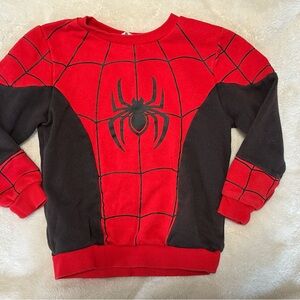 Marvel Red and Black Spider-Man Graphic Sweater